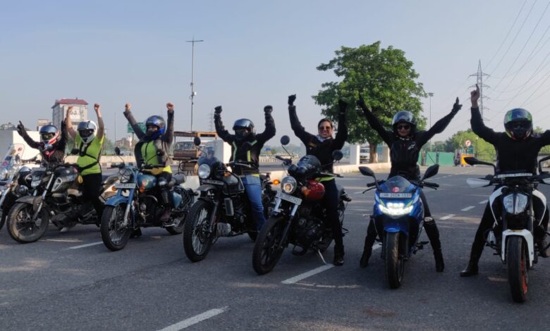Indian Women Riders Conducted COVID-19 Vaccination Rally in Gurugram and Jaipur