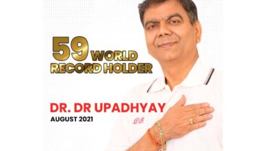 The 59 World Record Holder Master Blaster - Global Lyricist and Novelist Dr.D.R.Upadhyay