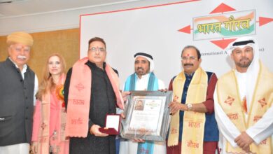 Dr Jitendra Matlani Dubai business tycoon conferred with the prestigious Bharat Gaurav Award