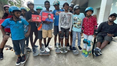 Walkaroo Group gives a push to underprivileged community by donating shoes for skating to young kids
