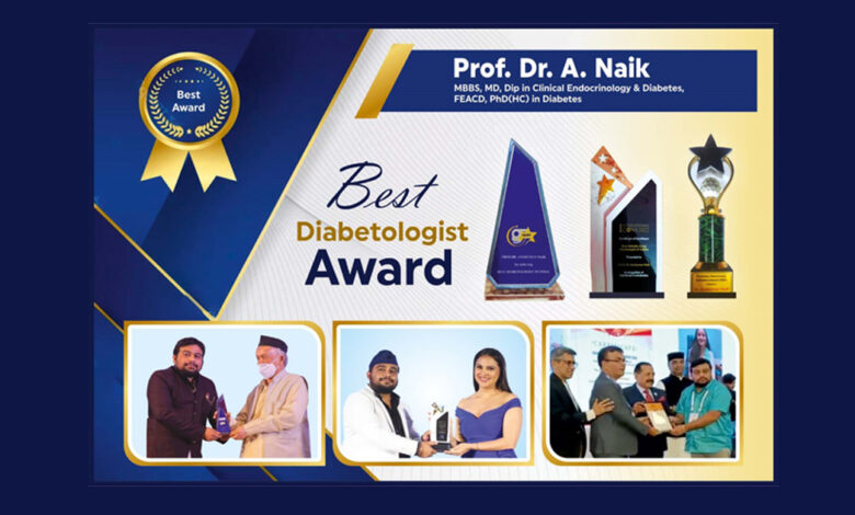 Prof. Dr. Anshuman Naik India's Diabetes Care Maestro.