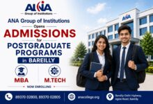 ANA Group of Institutions, Postgraduate Programs in Bareilly, MBA, M.Tech